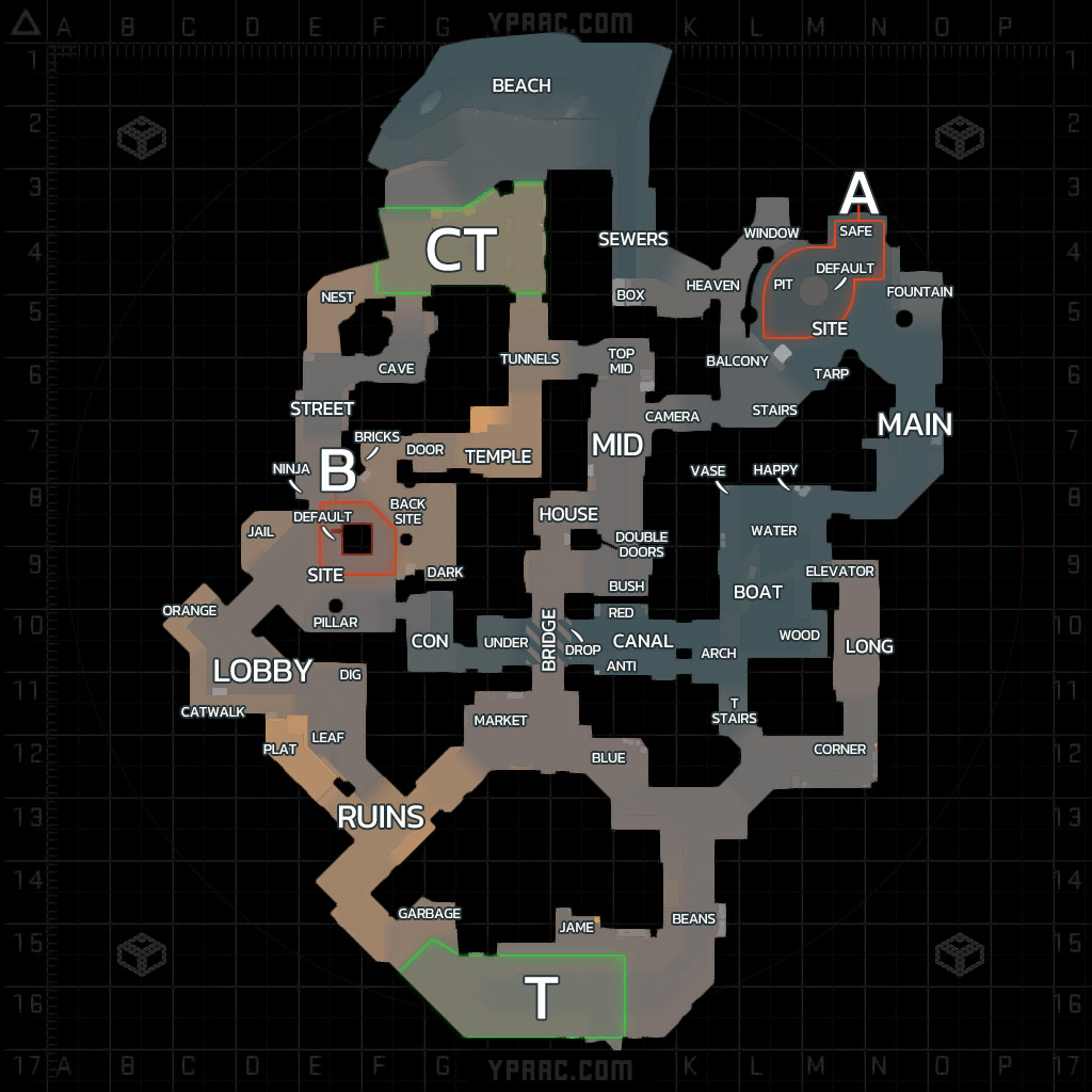 Callout map